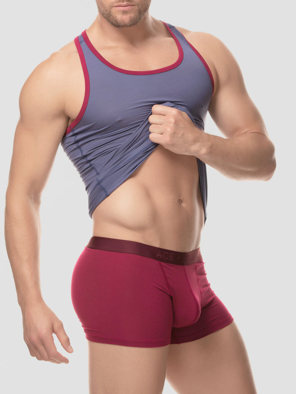 Men's Tank Top - Slate/Plum