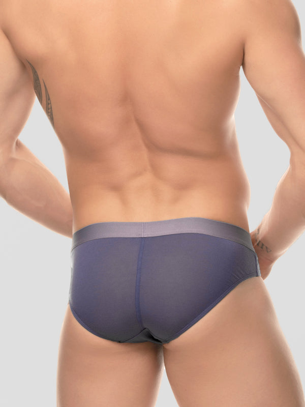 Men's Logo Band Briefs - Slate